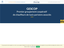 Tablet Screenshot of gescop.fr